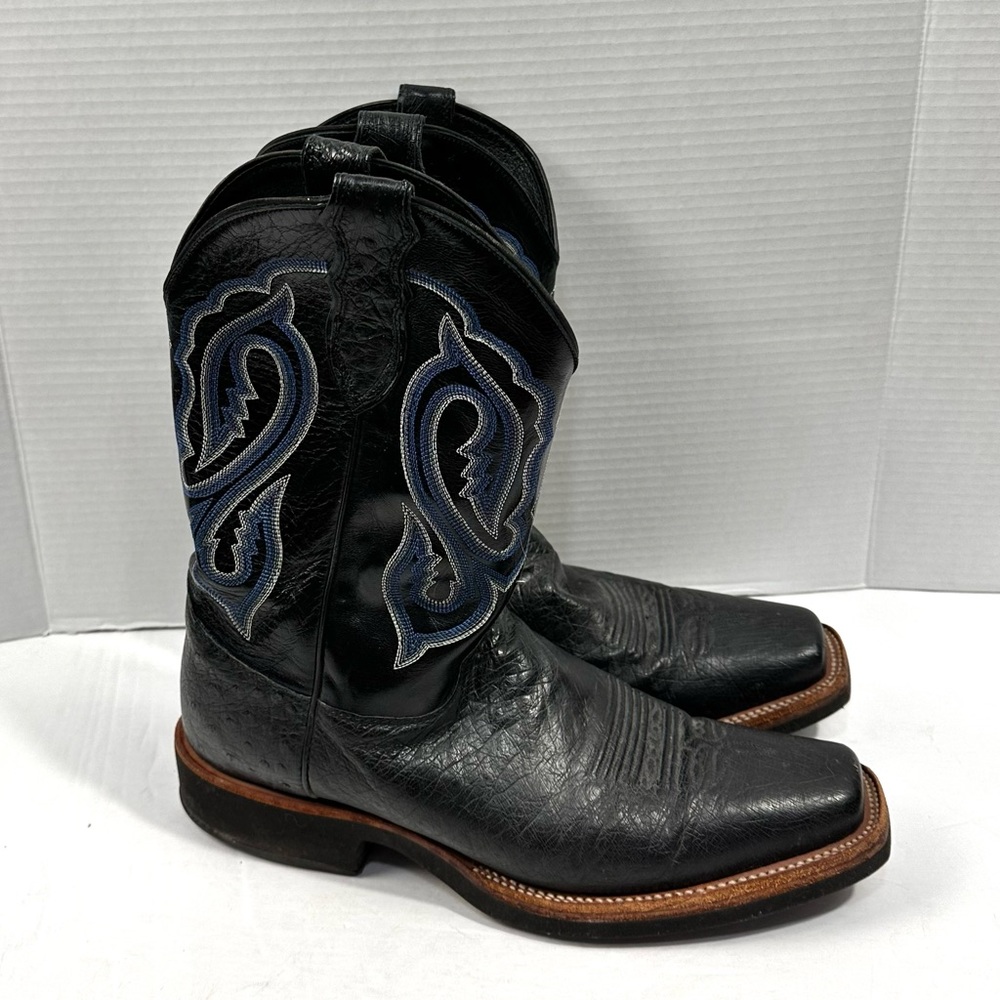 Justin Boots Crepe Sole‎ Smooth Ostrich Boots Sz 11.5